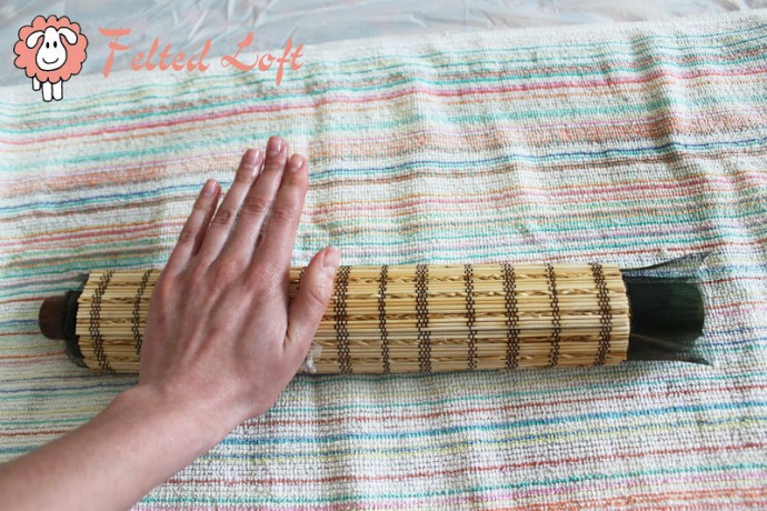 Мокрое валяние: цельноваляный пион, часть 2