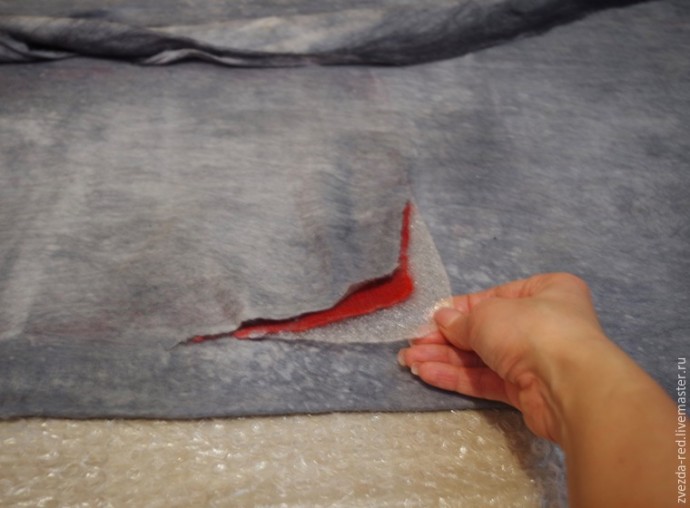 Чудной кармашек: делаем необычный карман с фермуарной застежкой, часть 2