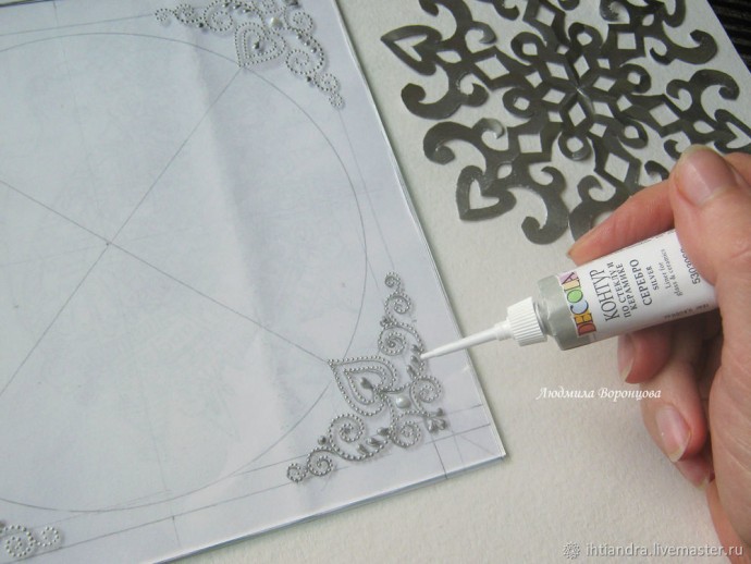 Оригинальное панно из бумажных узоров: часть 1