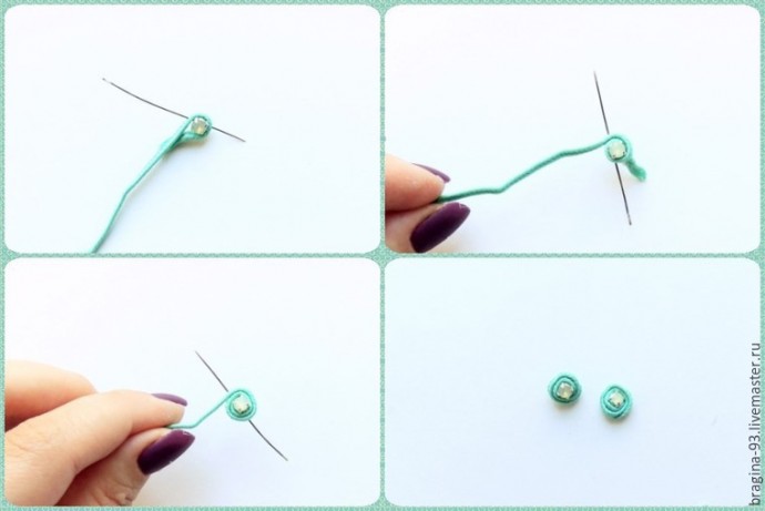 ​Создаем брошь в виде осьминога: часть 3