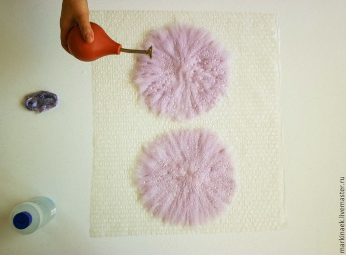 Валяем брошь-цветок в технике "фактурный войлок": часть 1 Валяем брошь-цветок в технике "фактурный войлок": часть 1