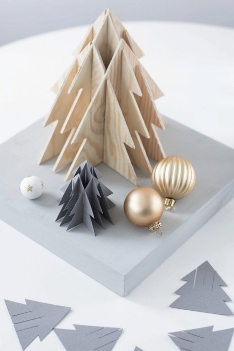 Объёмные ёлки