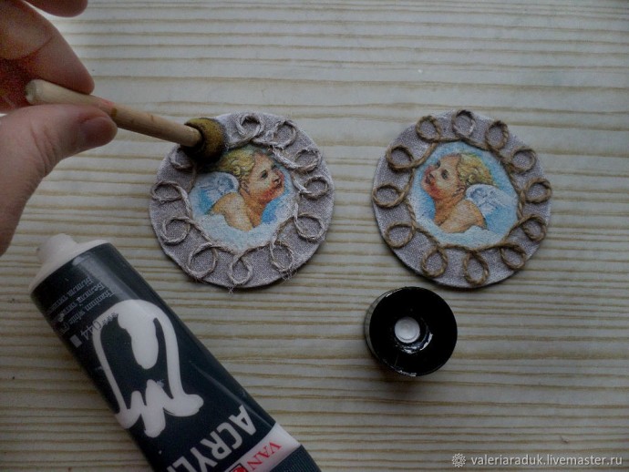 Изготавливаем мобиль "Ангелочек": часть 2