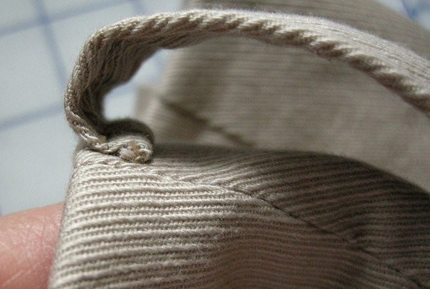 Пришиваем шлевки