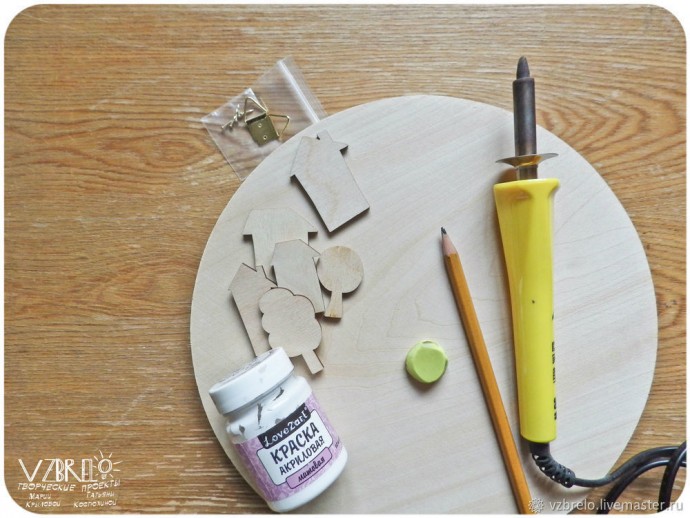 Выжигаем милое панно в скандинавском стиле