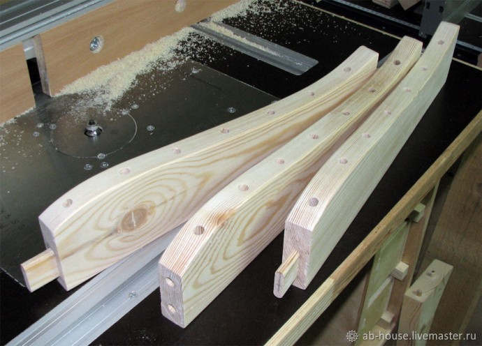 Мастерим дачную скамью "Полевая ромашка": часть 4