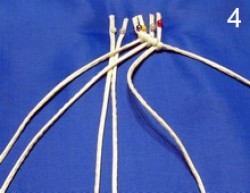 ​Ажурный поясок с кистями и бусинками в технике макраме: часть 1