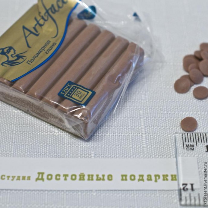 Лепим веточку калины из полимерной глины и холодного фарфора: часть 1