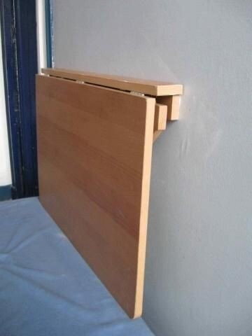 Идеи настенных раскладных столиков