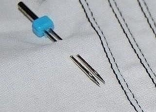 ​Как шить двойной иглой