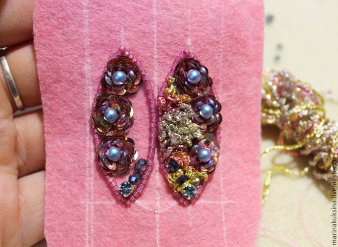 Создаем брошь жучка "Цветочник": часть 2