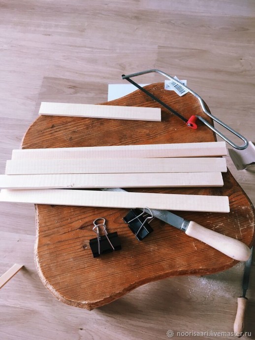 Деревянный держатель для постера: часть 1