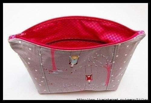 Шьем косметичку: мастер-класс