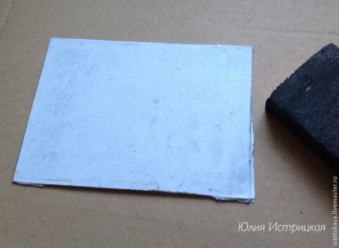 ​Создаем старинный зеркальный витраж: вживляем в стекло и работаем с поталью в хлопьях: часть 1