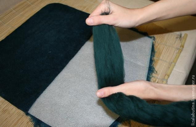 ​Валяный клатч: часть 2