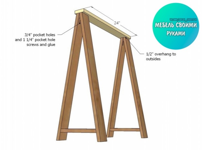 ​Интересный стол своими руками