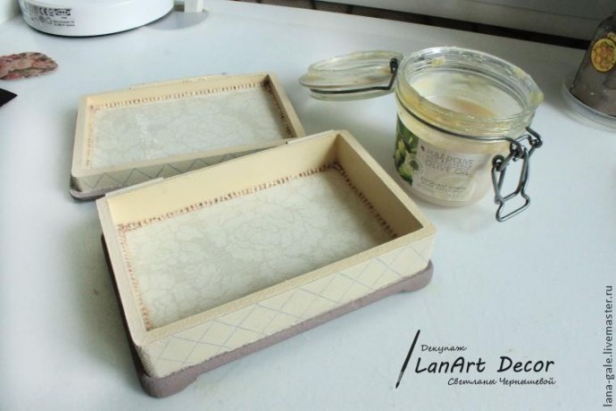 Шкатулка "Цветочное утро": мастер-класс, часть 4