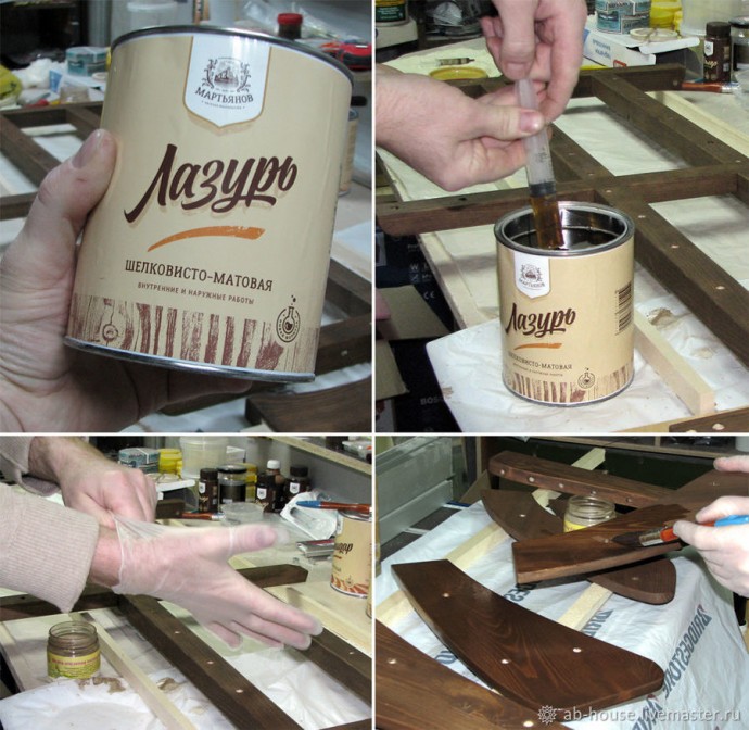 Мастерим дачную скамью "Полевая ромашка": часть 4