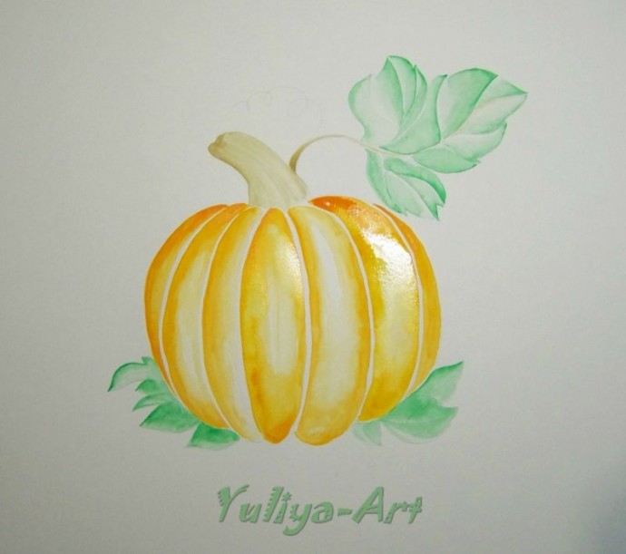 ​Рисуем тыкву в стиле зентангл и дудлинг: часть 1