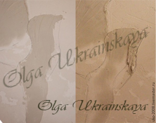 Делаем барельеф с лилиями на стене: часть 2