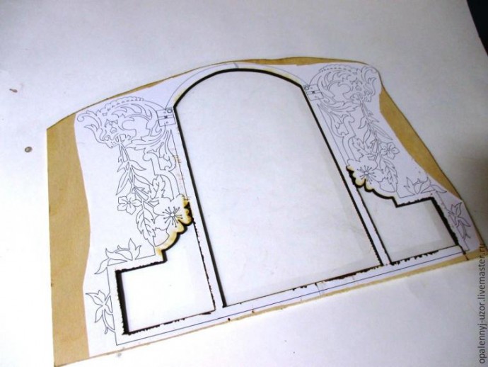 Изготавливаем ажурную настенную полочку: часть 2