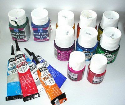 Расписываем стеклянную вазу: часть 1