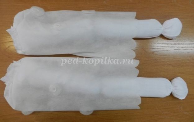 Изготовление театральных ростовых кукол-бабочек для украшения интерьера: часть 5