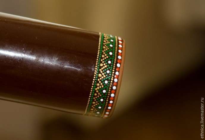 Точечная роспись бутылки в африканском стиле: часть 1