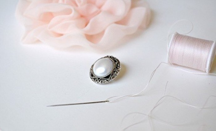 Цветы из ткани: мастер-класс