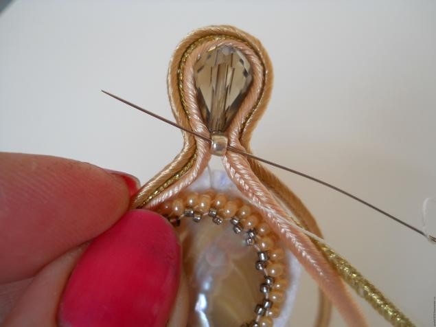 ​Мастер-класс по сутажу "Сутажные серьги Винтаж": часть 3