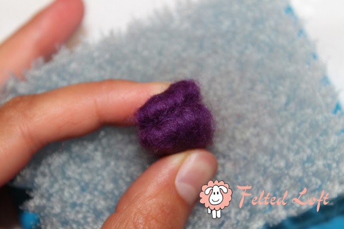 ​Один из вариантов валяния коробочки для мака