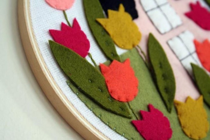 Фетрография: картины из фетра