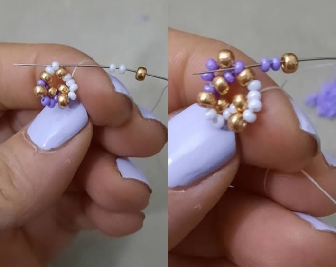 Учимся плести жгут из бисера