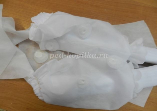 Изготовление театральных ростовых кукол-бабочек для украшения интерьера: часть 5