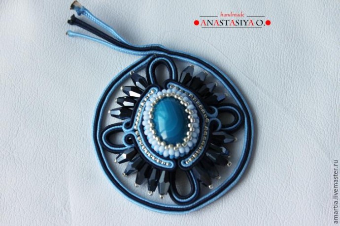 Воздушная сутажная брошь своими руками: часть 2