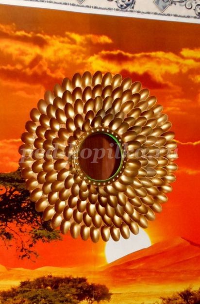 Декорирование зеркала своими руками: часть 2