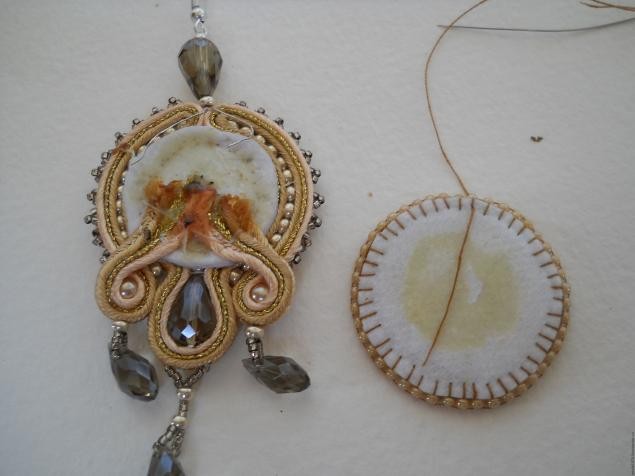 ​Мастер-класс по сутажу "Сутажные серьги Винтаж": часть 8