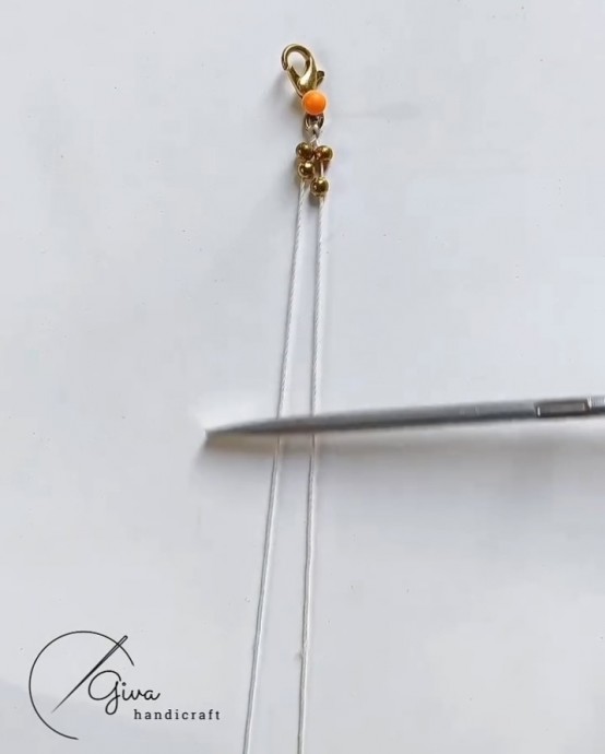 Браслет из горного хрусталя и жемчуга Браслет из горного хрусталя и жемчуга