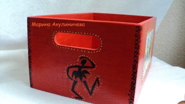 Мастер-класс по декорированию деревянного короба