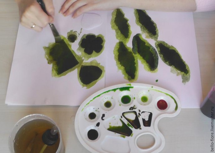 Создаем мак "Strawberry Dessert" из шелка: часть 1