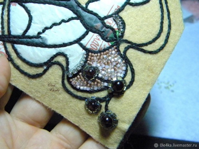 Вышиваем бисером "Облачко": часть 1