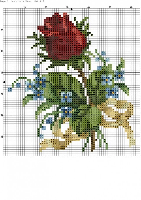 Вышиваем прелестные букеты цветов