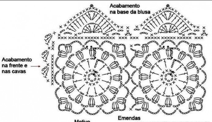 Жилетка крючком