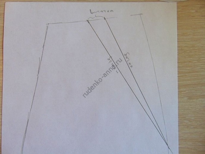 ​Как убрать талиевую вытачку в карман на брюках и юбке