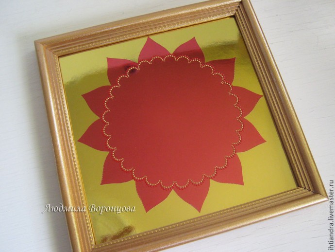 Панно "Огненный петух": часть 3