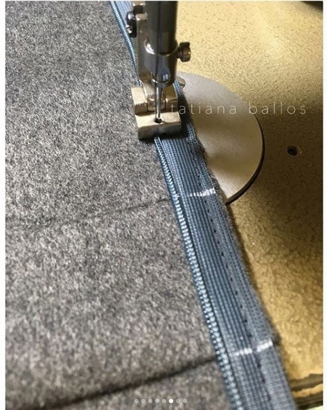 Некоторые детали втачивания молнии