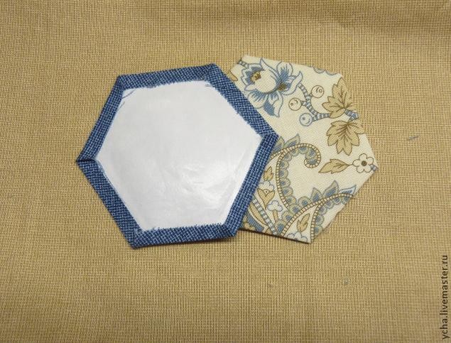 Изготовление блока "бабушкин сад" с помощью бумаги для заморозки