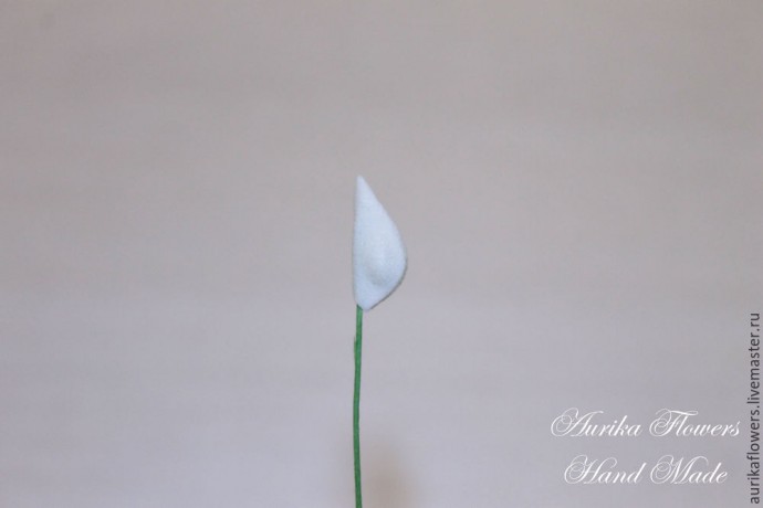 Как сделать люпин из иранского фоамирана: часть 4