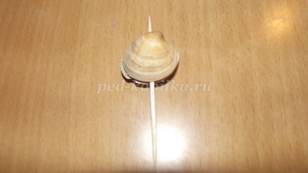 Кораблик из ракушек: мастер-класс