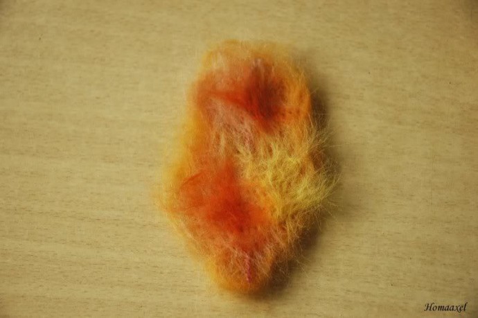 ​Мастер-класс по осенним листьям в технике валяния: часть 1